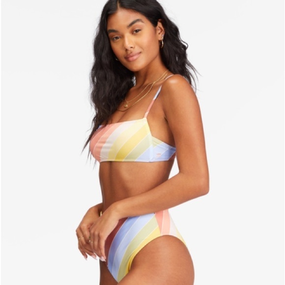 ☀️BILLABONG☀️ BRIGHTER DAZE SQUARE BRIGHTER DAZE RISE BIKINI SET - Picture 10 of 15